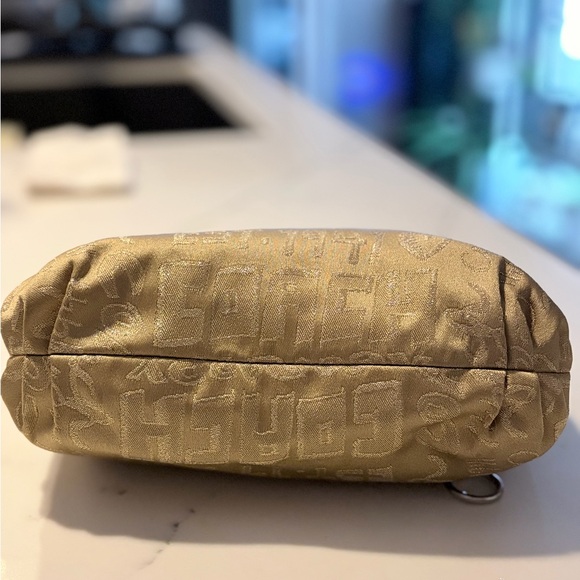 COACH Poppy Storypatch Top Handle Pouch 44088 - Gold - EXCELLENT Condition - Picture 3 of 10